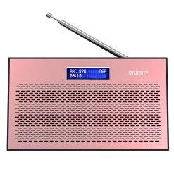 Majority Histon Compact DAB & FM Radio-Rose 9 Majority Histon Compact DAB & FM Radio-Rose -Office Electronics Store histonrose1 83362.1657071067