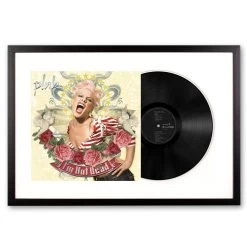 Framed P! Nk I'm Not Dead Vinyl Album Art -Office Electronics Store iwframep nk 48240.1657071749