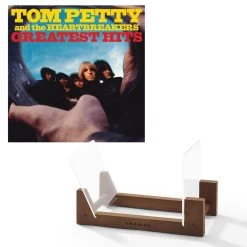 Tom Petty Greatest Hits - Double Vinyl Album & Crosley Record Storage Display Lay Stand -Office Electronics Store iwtompettygreatesthits display 11608.1708253106
