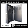 LDR Assembled 5U Flush Wall Mount Vertical Cabinet (570mm X 250mm) - Black Metal Construction -Office Electronics Store ldr assembled 5u flush wall mount vertical cabinet 570mm x 250mm black metal construction 13851.1681649845