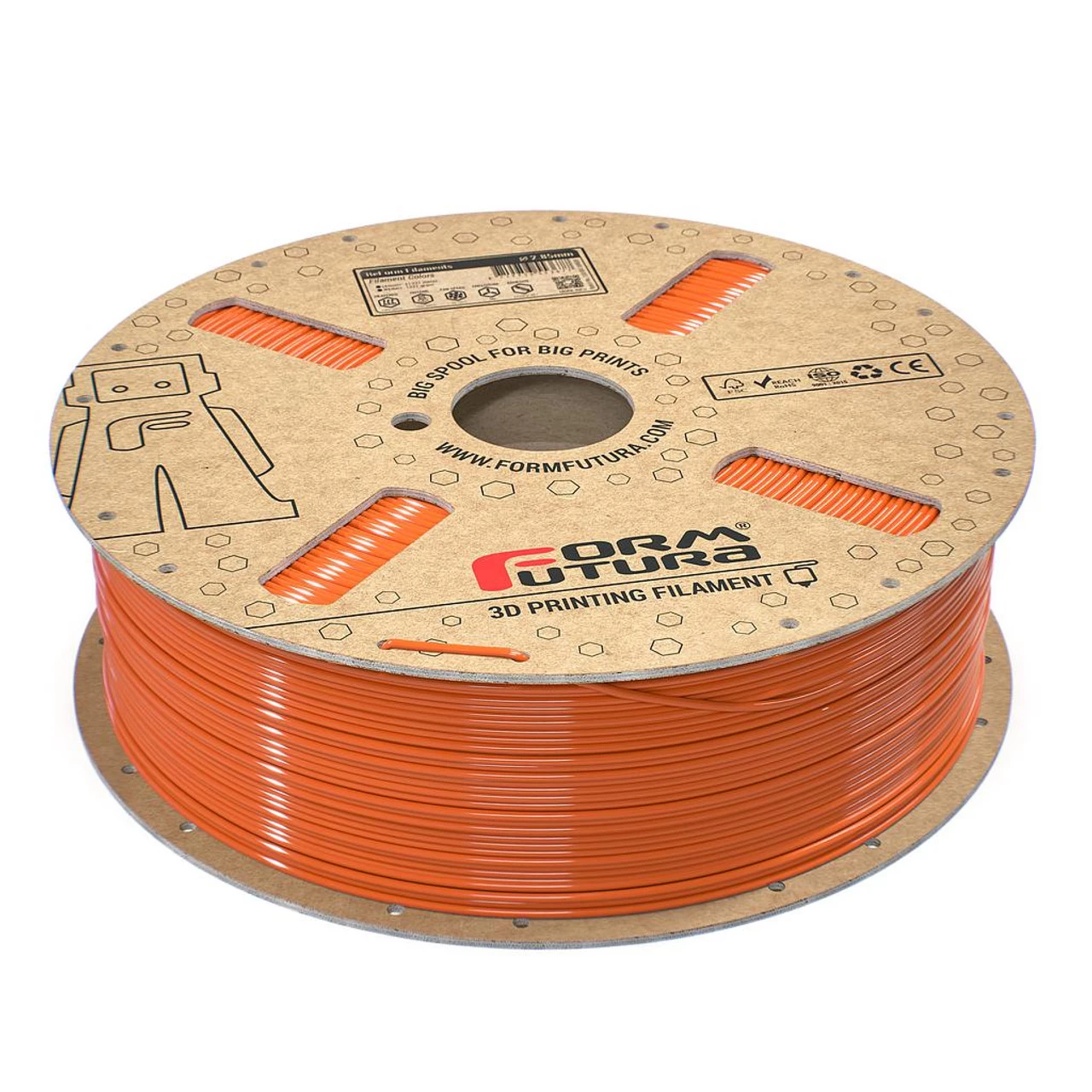 Glass Feel Recycled PETG Filament ReForm - RPET 1.75mm 1000 Gram Orange 3D Printer Filament 3 Glass Feel Recycled PETG Filament ReForm - RPET 1.75mm 1000 Gram Orange 3D Printer Filament