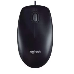 Logitech M90 USB Wired Optical Mouse 1000 DPI For PC Laptop Mac Full Size Comfort Smooth MoverL