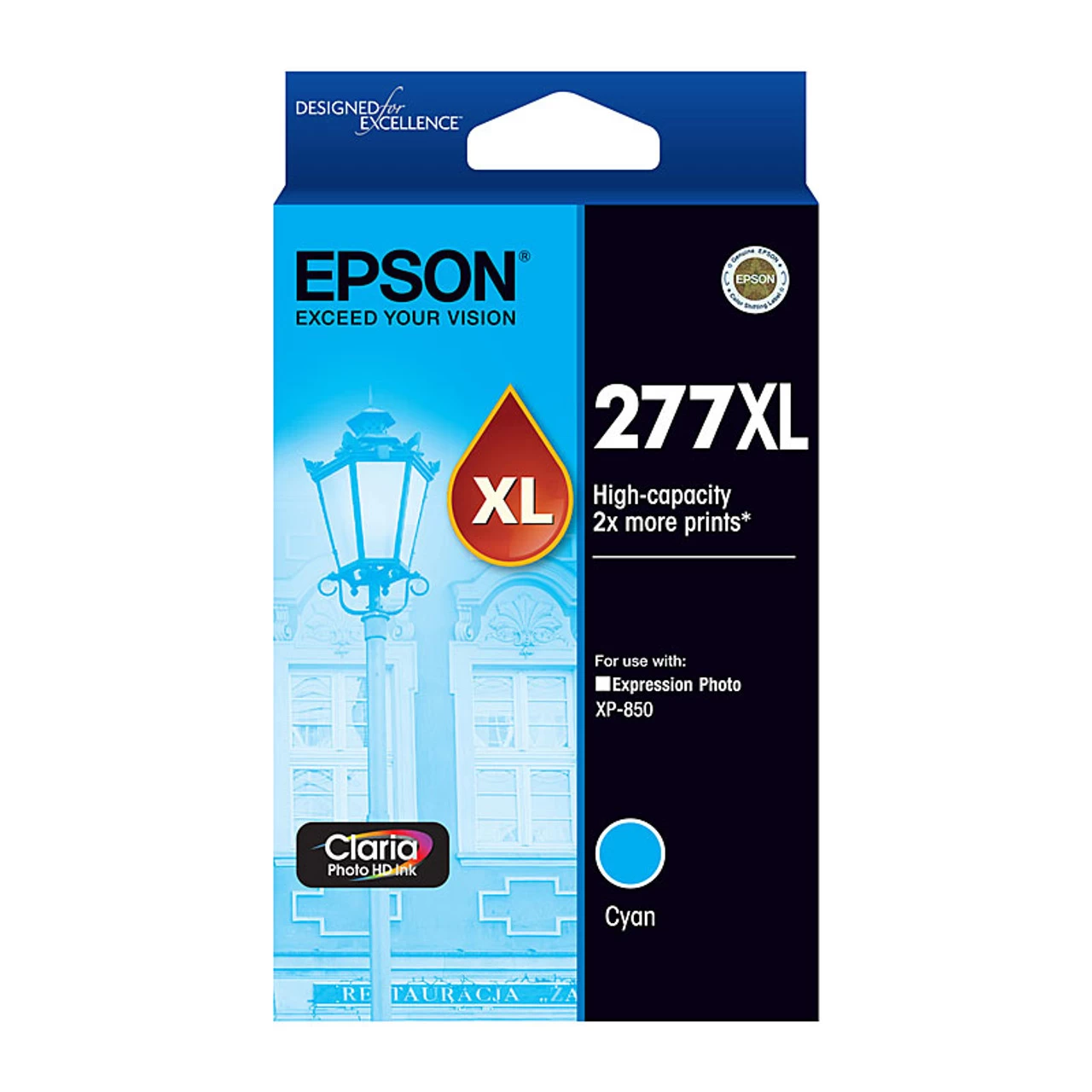 Epson® EPSON 277XL Cyan Ink Cartridge 2 Epson® EPSON 277XL Cyan Ink Cartridge