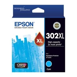 Epson® EPSON 302XL Cyan Ink Cartridge